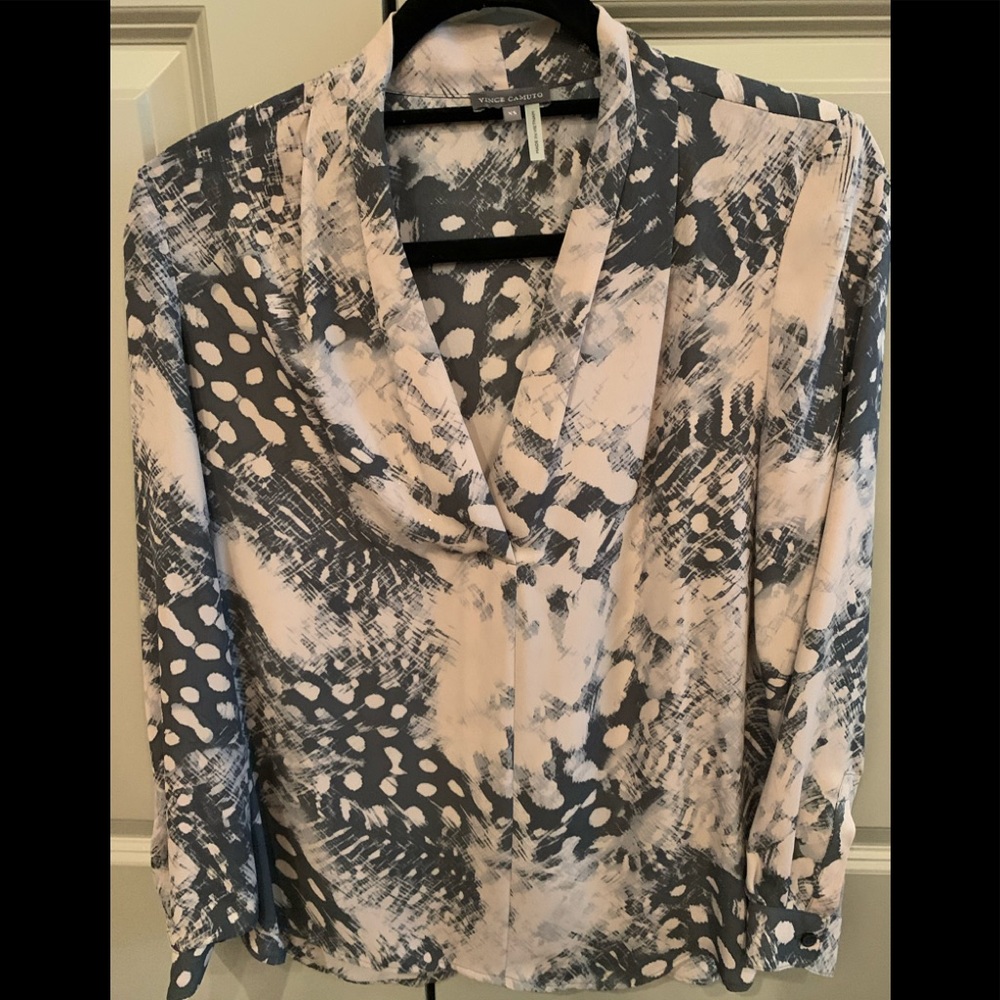 Vince Camuto Grey Blouse